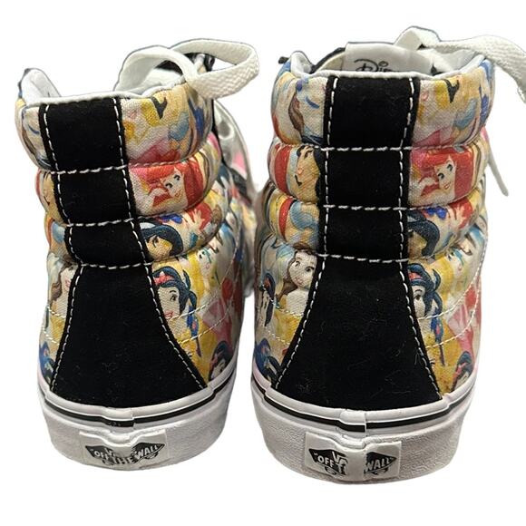 Vans SK8-Hi Women’s Disney Multi Princess Print Rare High top size 8.5 - Picture 7 of 7